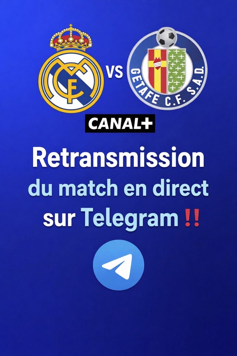 MX_Pronoss's tweet photo. 🚨 Diffusion du match Réal - Getafe 🚨
Rejoignez le Telegram gratuit : https://t.co/eQ38JQ3gIb
#RealMadrid #Live #RealGetafe #Vinijr https://t.co/PlDbEDqEj6