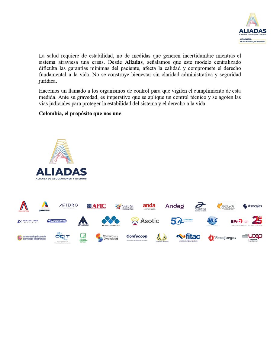 Alianza ALIADAS tweet media