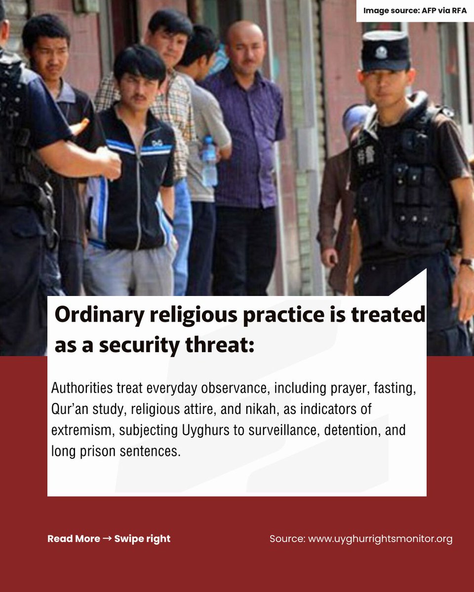 UyghurMonitor's tweet photo. Xi Jinping declared Sinicization of religion a "historical inevitability." The result: 8,500+ mosques demolished, fasting banned, and Friday sermons replaced with Party propaganda in Mandarin. https://t.co/dKPnyLauUv