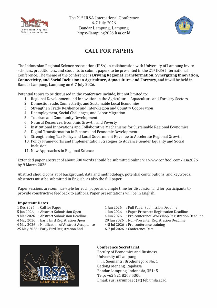 Budy Resosudarmo tweet media