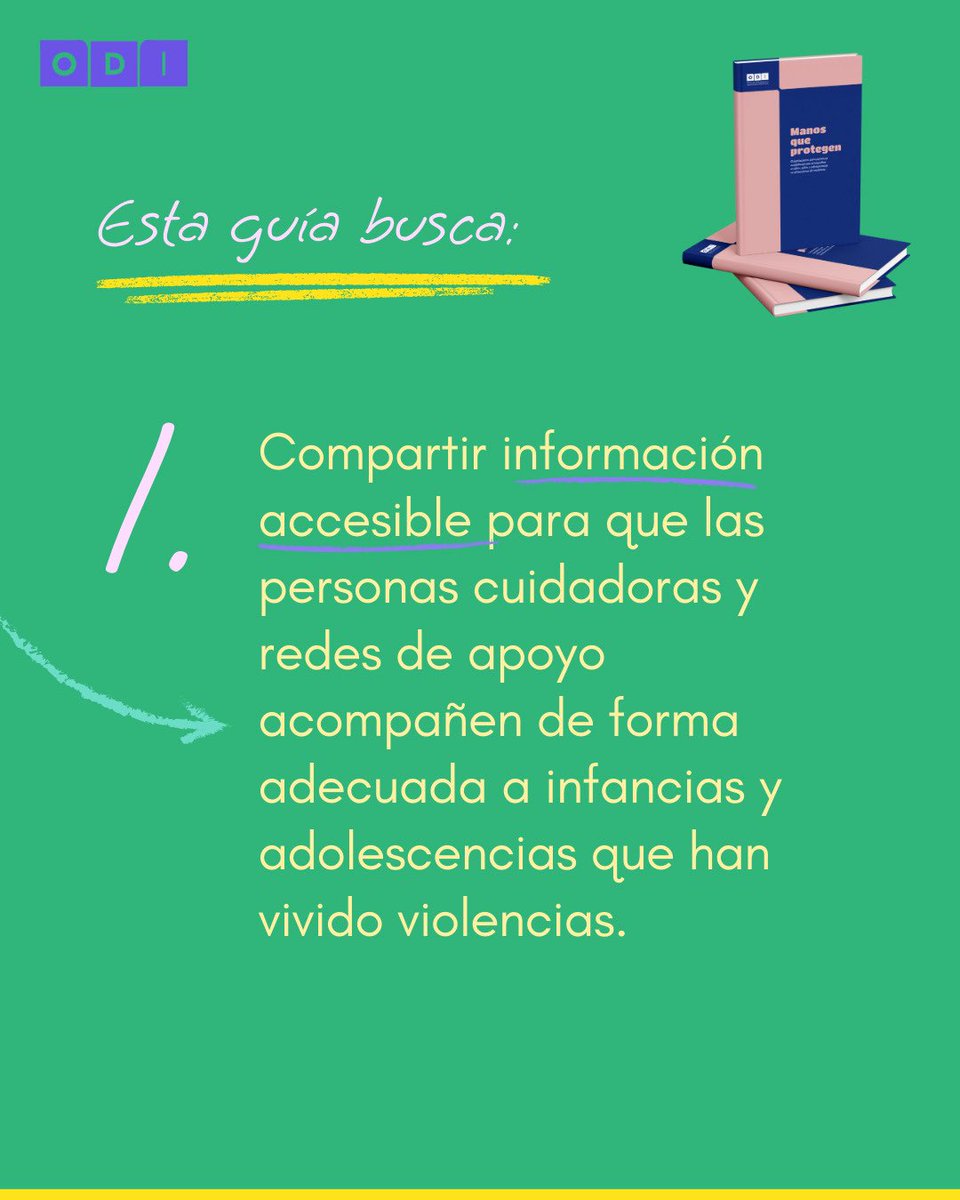 ODInfancia's tweet photo. 📕La Guía Manos que protegen busca brindar información útil a personas cuidadoras sobre los procesos judiciales que enfrentan niñas y niños víctimas de violencia.

📍 Presentación:
🗓️ 12 de marzo de 2026
🕔 5 pm
🧑🏽‍💻 Sigue la transmisión en nuestras redes.

#GuíaManosQueProtegen https://t.co/SlOHYS1u6A