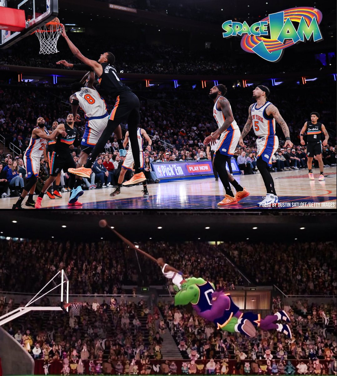 Produtores de Hollywood estão considerando gravar Space Jam 3 com o Victor Wembanyama para diminuir os custos de edição de vídeo

Via <a href="/TupiSports/">Tupiniquim TV</a>