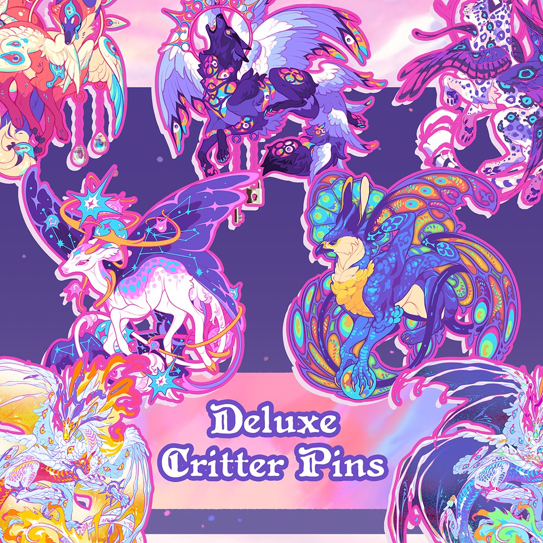 Qesques's tweet photo. We unlocked. EVERYTHING. 😭🪽

Pins, Deluxe Pins, Charms, Phone Charms, Stickers, the whole heavenly lineup! 😇

✨ Missed it? The Pre-Order Shop is open at campaign pricing!
$18+ orders get a FREE special-effect Seraphim Sticker. 👀

Surveys coming soon!
🎺 Link in bio to shop~ https://t.co/3JsuKTsxQ1