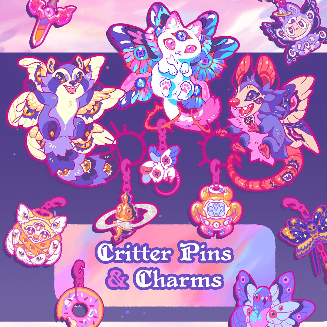 Qesques's tweet photo. We unlocked. EVERYTHING. 😭🪽

Pins, Deluxe Pins, Charms, Phone Charms, Stickers, the whole heavenly lineup! 😇

✨ Missed it? The Pre-Order Shop is open at campaign pricing!
$18+ orders get a FREE special-effect Seraphim Sticker. 👀

Surveys coming soon!
🎺 Link in bio to shop~ https://t.co/3JsuKTsxQ1