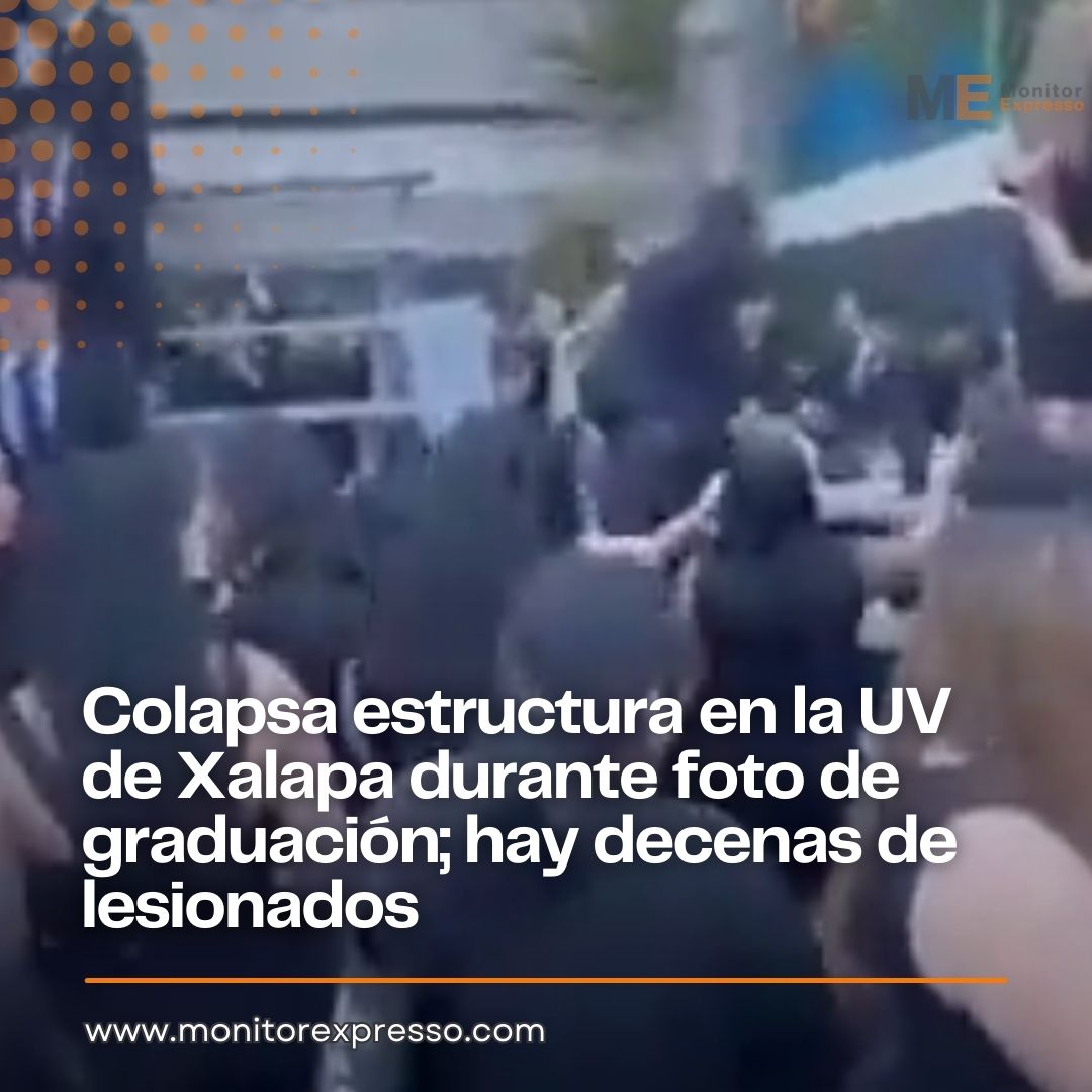 #CirculaEnRedes
Colapsa estructura en la UV de Xalapa durante foto de graduación; hay decenas de lesionados

monitorexpresso.com/colapsa-estruc…