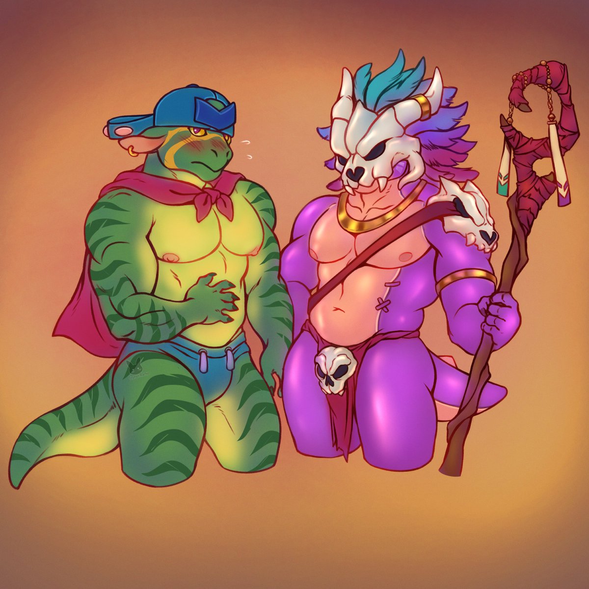 GaranRamu's tweet image. Outfit swap 🔄 #WitchDoctor #Pierce