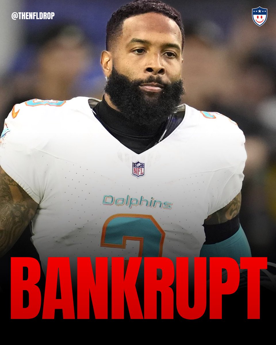 TheNFLDrop's tweet image. REPORT: Odell Beckham Jr. has filed for Chapter 9 bankruptcy.