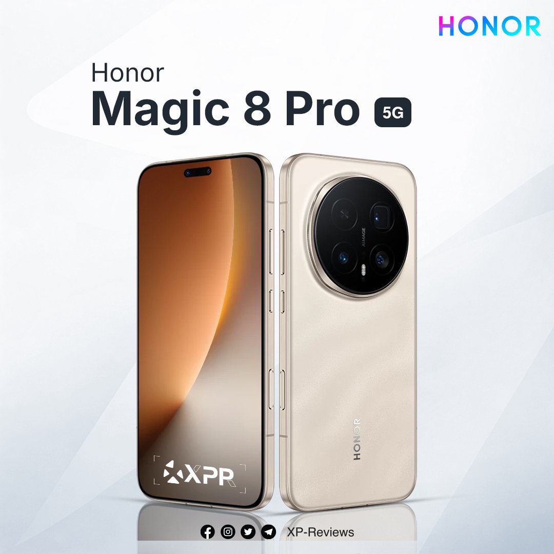 xp_reviews's tweet photo. لو تبحث عن فلاجشيب قوي في 2026
 هاتف Honor Magic 8 Pro ما زال من أقوى الخيارات
▪️معالج Snapdragon 8 Elite Gen 5
▪️بطارية كبيرة مع شحن سريع جداً 
▪️كاميرات احترافية وزوم قوي تنافس الكبار 
▪️تصميم فاخر مع شاشة منحنية مميزة 
رغم مرور فترة على إطلاقه لايزال صفقة مم��ازة.
@HonorKSA https://t.co/tdugyzSvk3