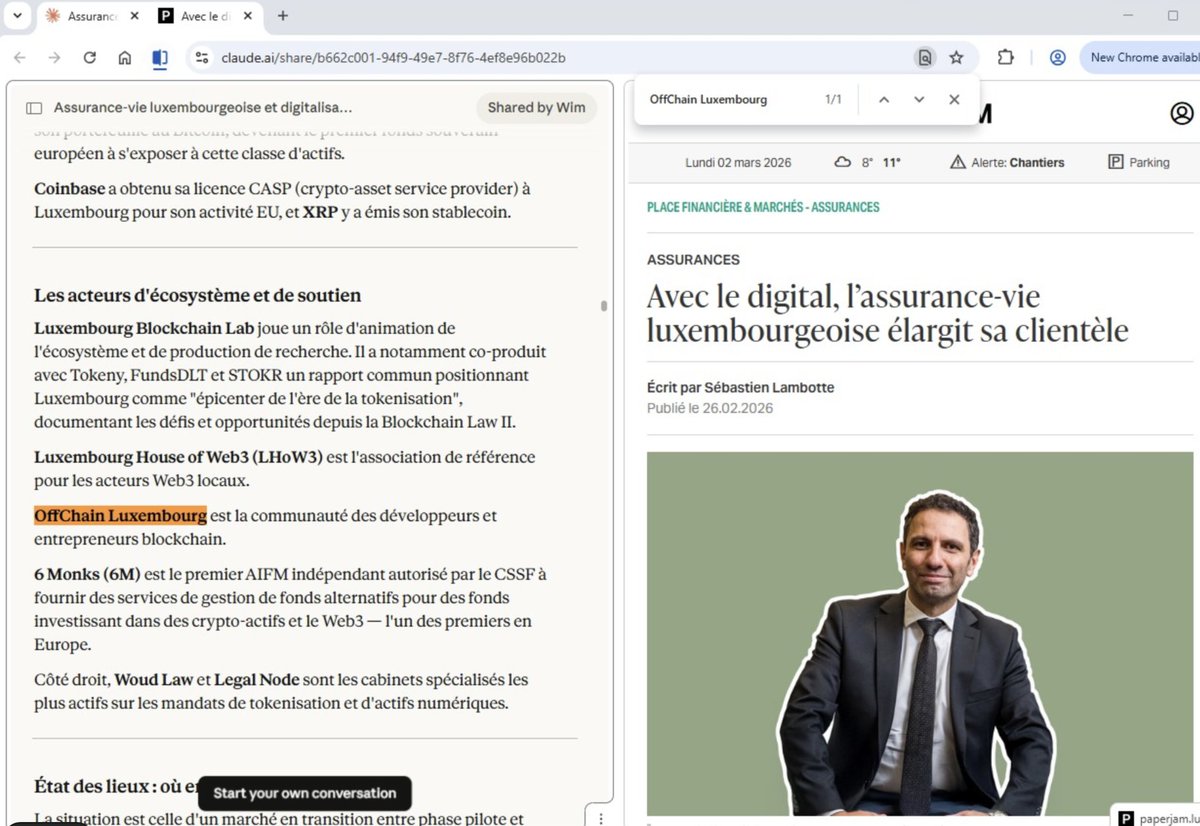 OffChain Luxembourg tweet media