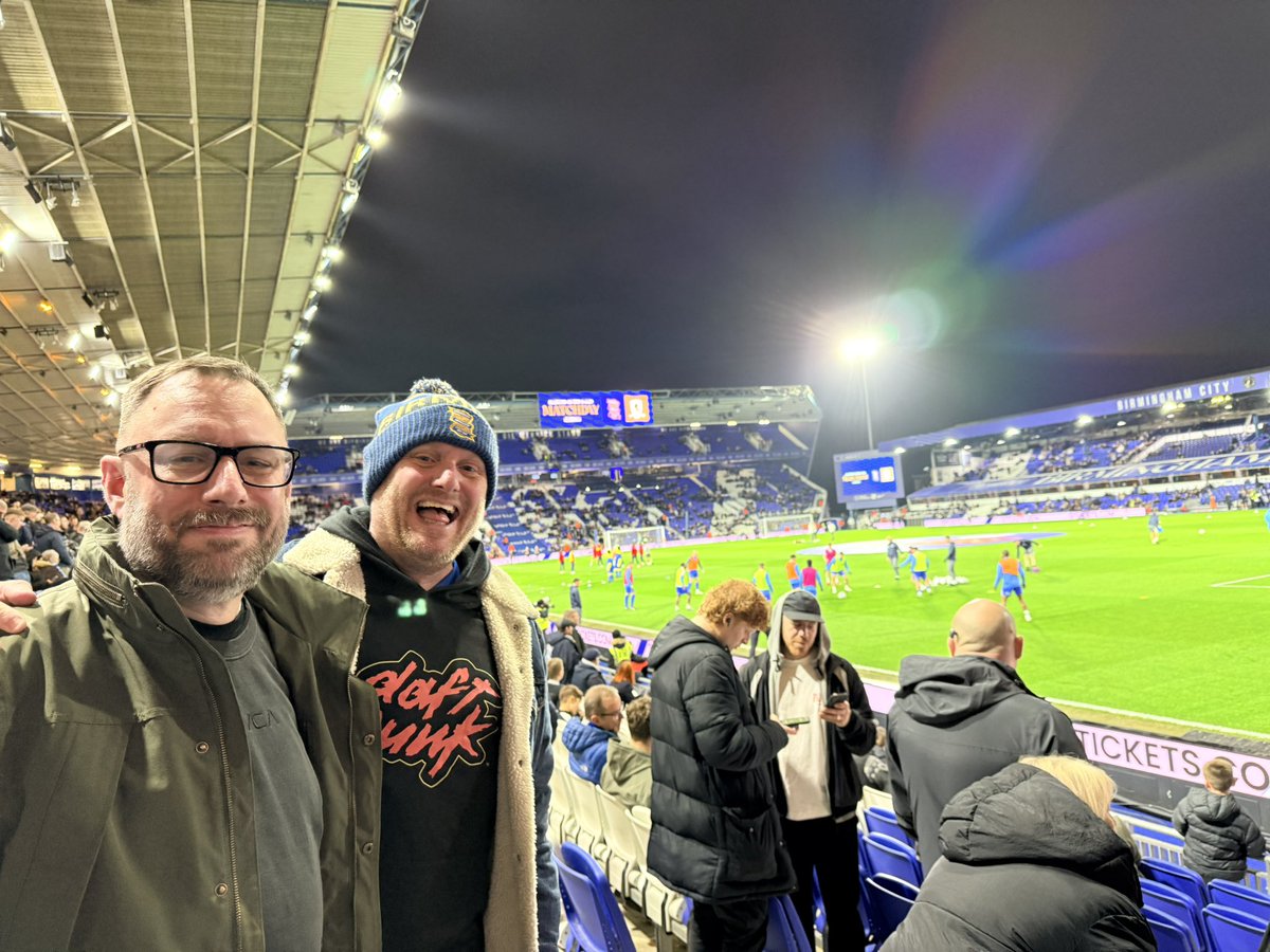 Under the lights with my Big Brother 
💙🤍 #BCFC <a href="/OSCBCFC/">Birmingham City FC OSC</a>
