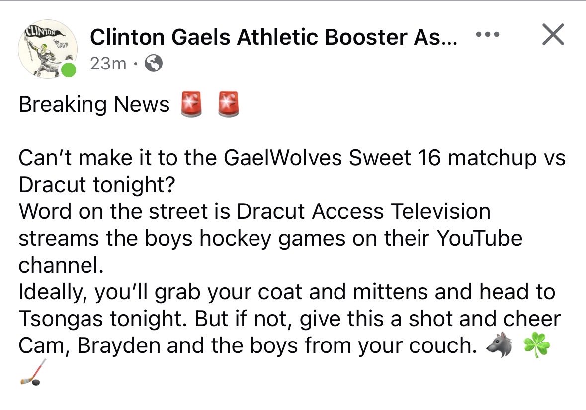 ClintonGaelsBoosters tweet media