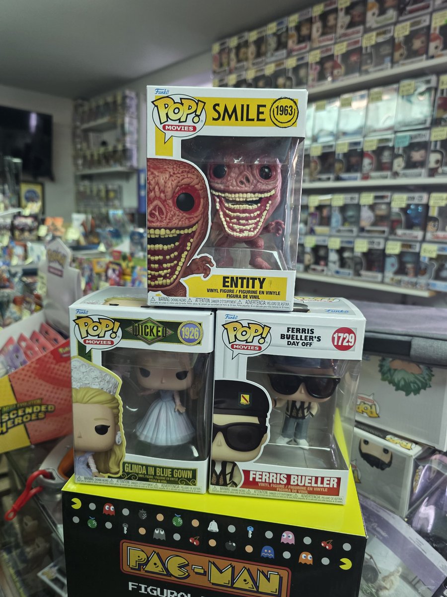 🚨 NEW RELEASE ALERT 🚨

FUNKO POP MOVIES:

SMILE - Entity
FERRIS BUELLER'S DAY OFF - Ferris with Sunglasses 
WICKED - Glinda in Blue Gown