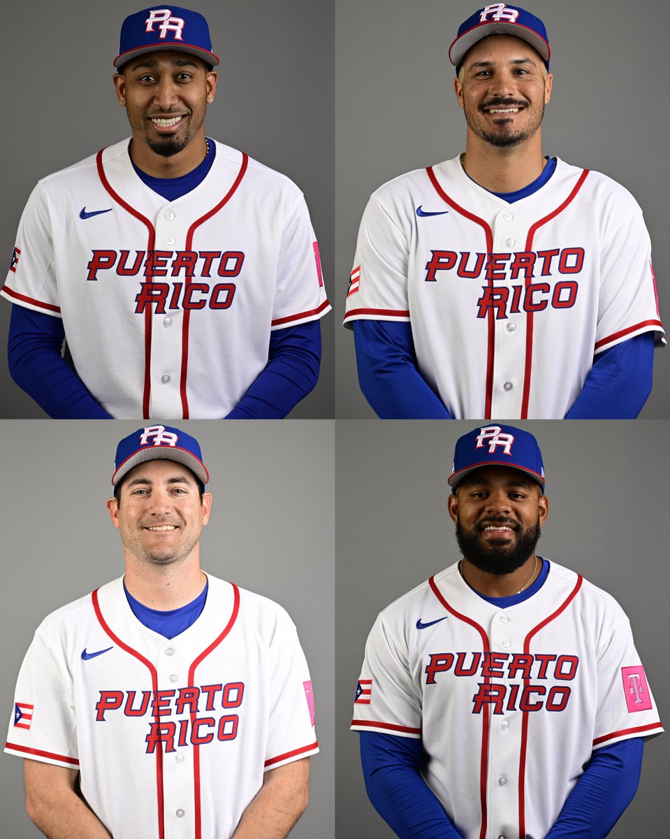 Team Puerto Rico is ready to show out at the #WorldBaseballClassic!

• Edwin Díaz
• Nolan Arenado
• Seth Lugo
• Heliot Ramos