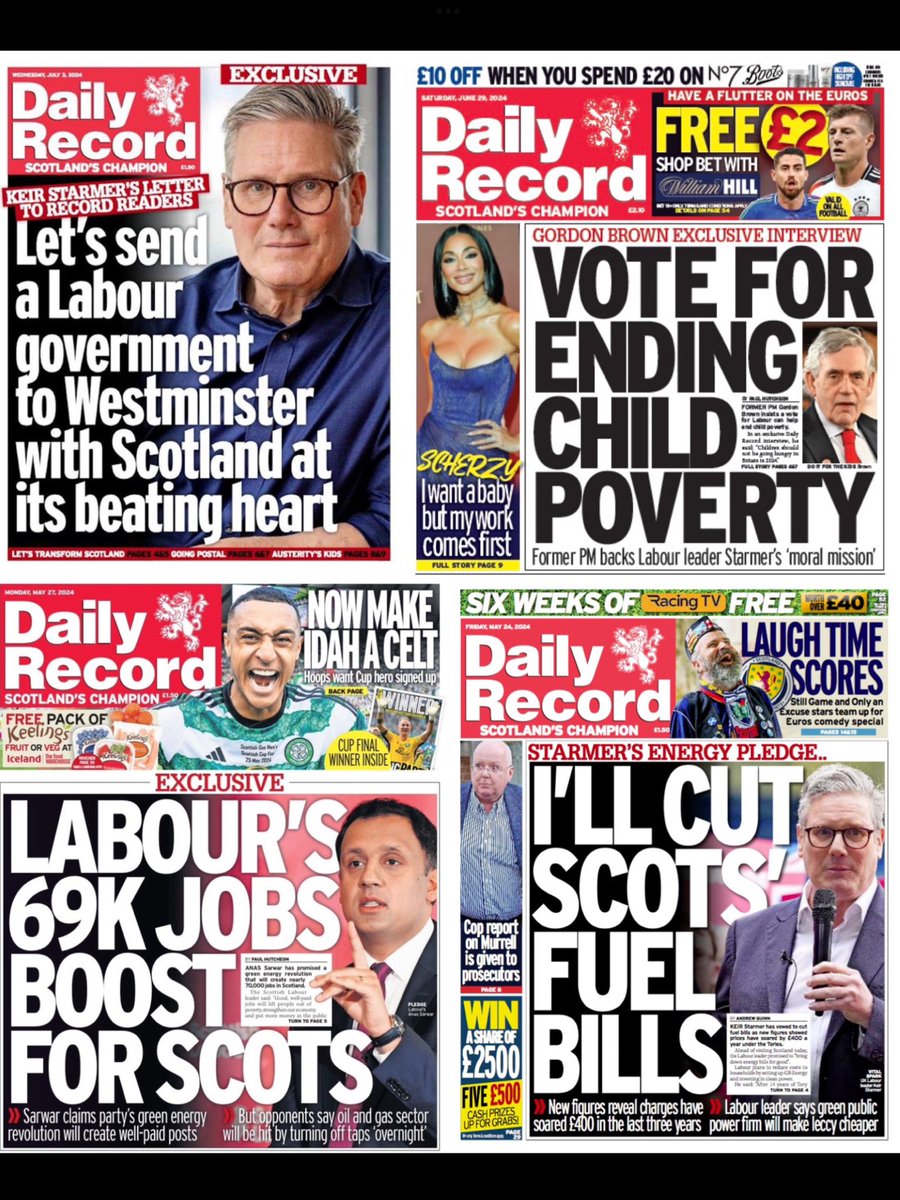 The Daily Record and Anas Sarwar says……Never, ever trust either of them. 🤬