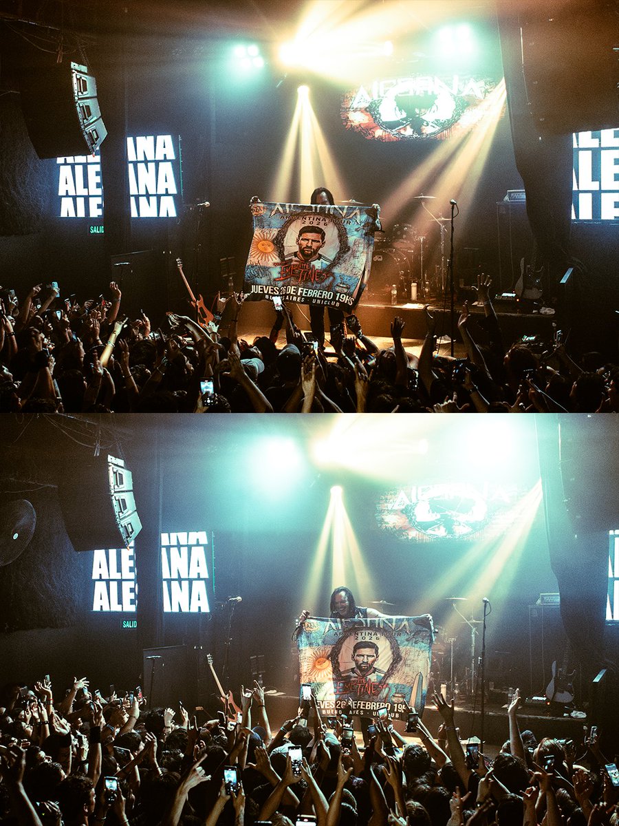 gonzalezfedex's tweet photo. Alesana en Argentina - uniclub 2026 https://t.co/P0GNdLXJOd