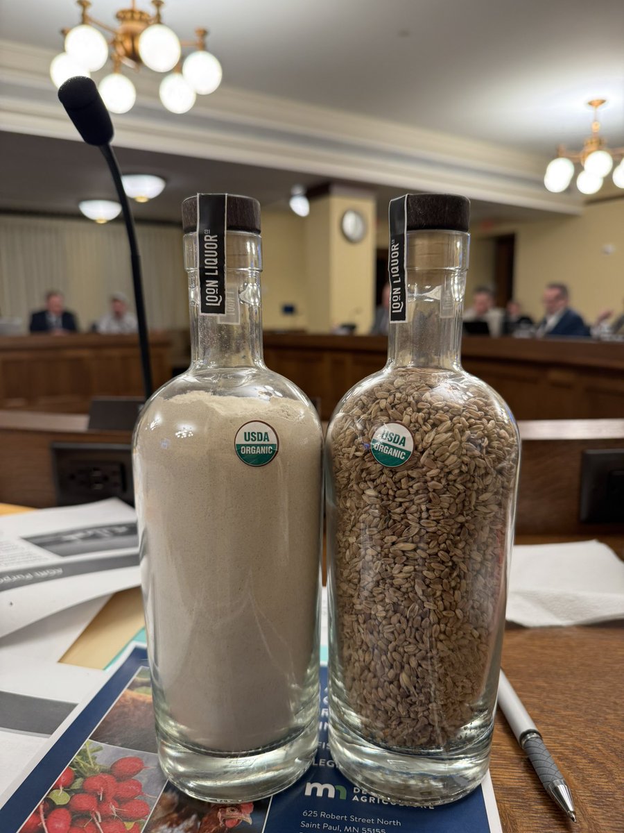reprickhansen's tweet photo. โ
Mark Schiller of Loon Liquors in Northfield testifying today on Minnesota Department of Agriculture AGRI grants. The AGRI ๐ตappropriation in FY26 is $18.257 million.๐บ๐ธ #mnleg @LoonLiquors #Agriculture #valueadded
https://t.co/LH2u2AhZ62 https://t.co/6wcgaQpJMD