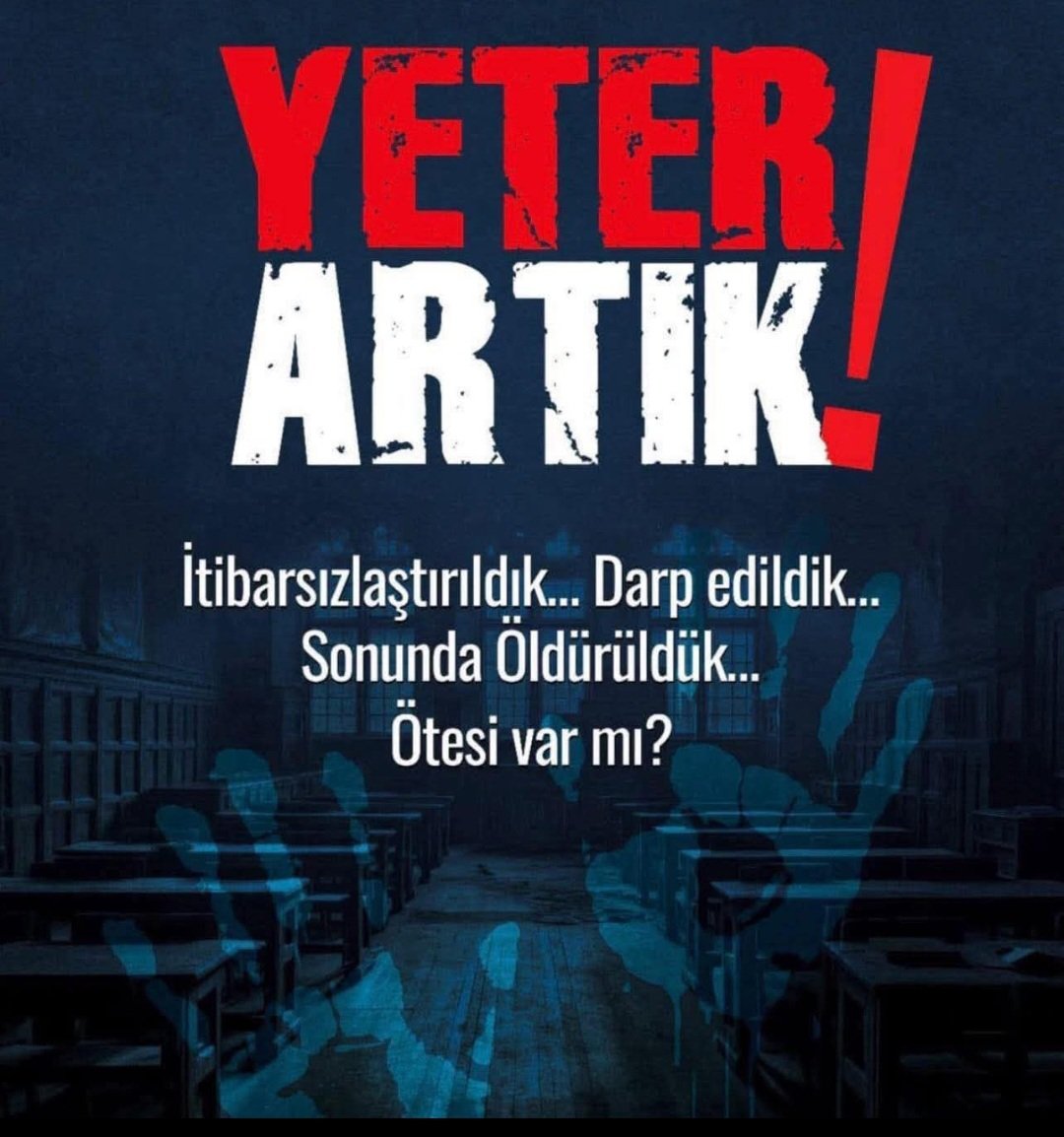 Doktor dövmekle övünen toplum, öğretmenin değerini bilir mi?
Topluma, ailelerimize ve kamu yönetimine çağrımızdır: Öğretmene verdiğiniz değer, aslında çocuklarınıza verdiğiniz kıymettir!
#ÖğretmenSahipsizDeğildir 
Öğretmen sahipsizdir.
Bunda bizim de hatamız vardır.