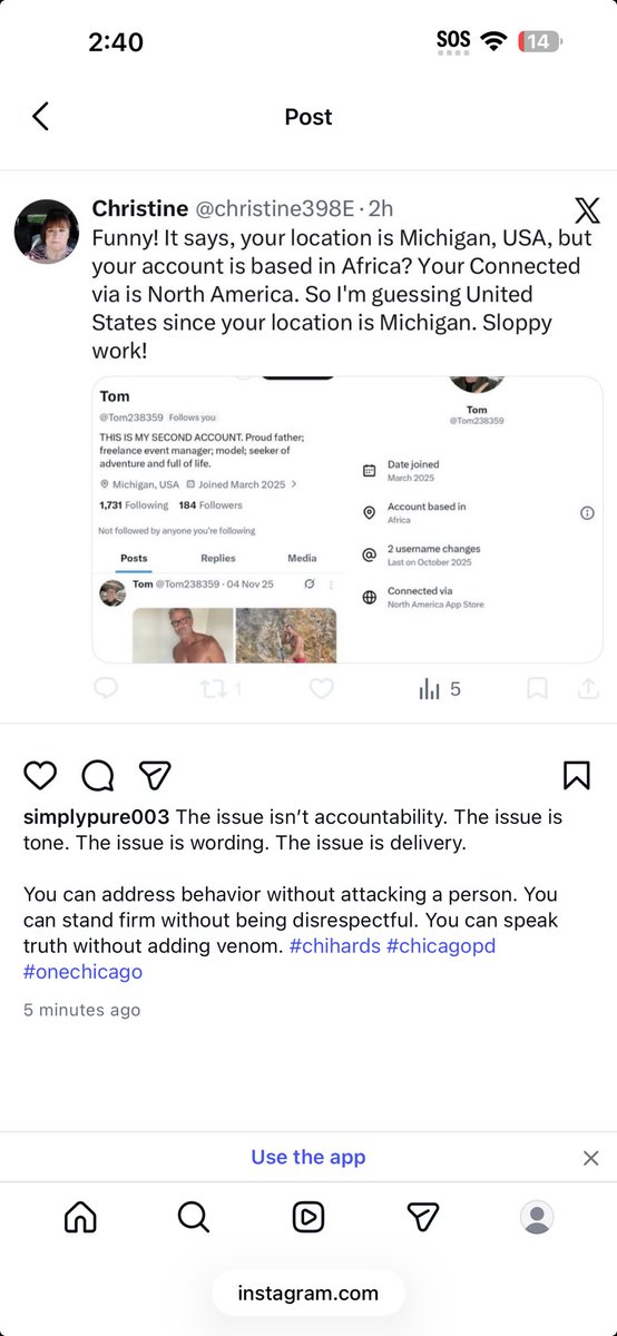 Christine tweet media