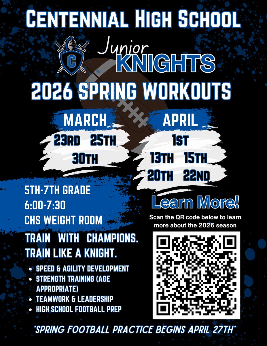 Centennial Football tweet media