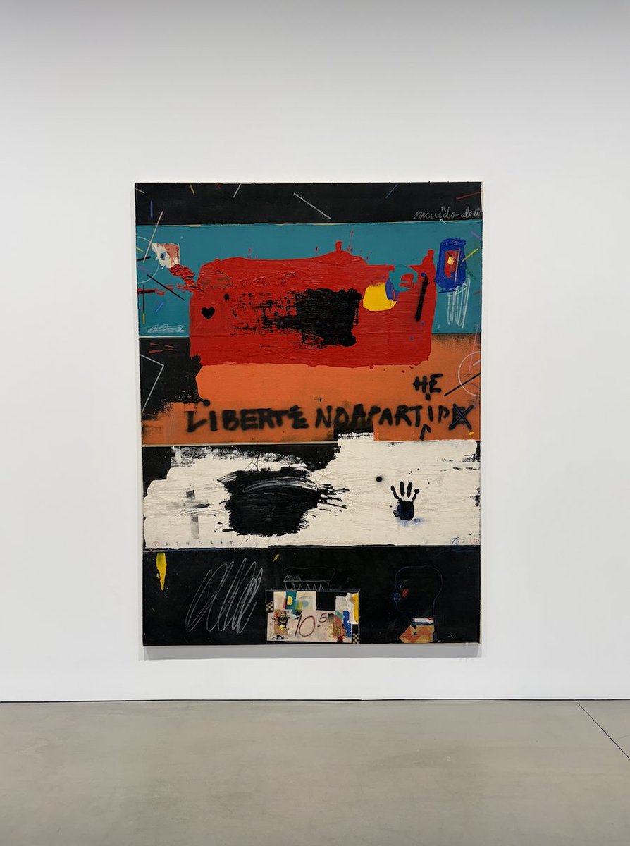 The___Unibrow's tweet photo. But even here, in one of the leading white cubes in the world right now, the physicality of Saunders’ career overcomes what he may have thought as a limitation, and in fact, informs the viewer of the limitless possibilities of the work itself.

https://t.co/8wEeeFgIhP https://t.co/so4EHkXlD5