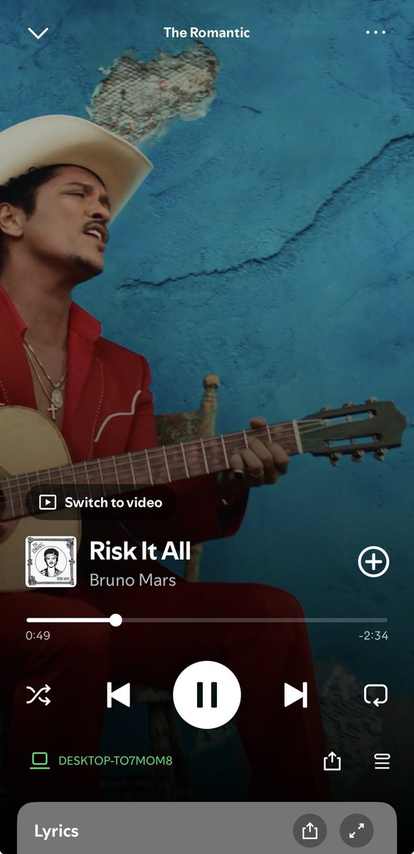 Treatabl's tweet photo. Bruno cooked ngl shit had me in my feelings https://t.co/24gQ4Z98PB