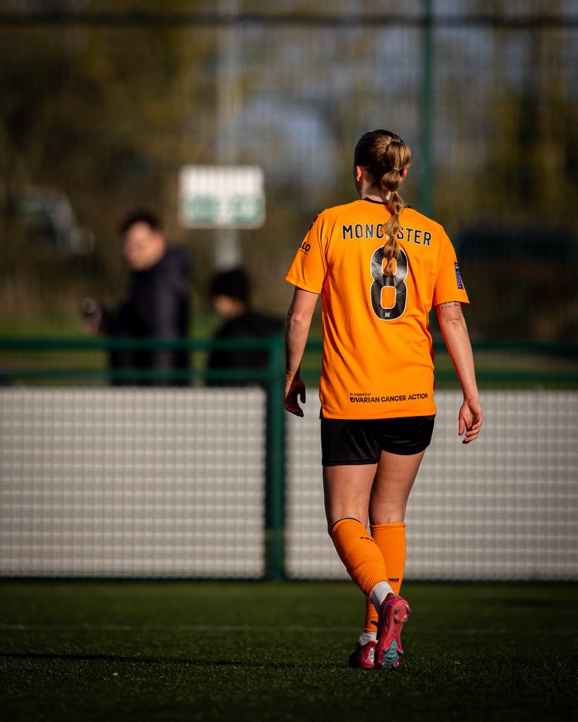 RugbyBoroughWFC's tweet photo. Congratulations to forward, Mai Moncaster, for making her 50th appearance for the club 🧡 

#UpTheBorough #FAWNL https://t.co/BXOGVpU4KX