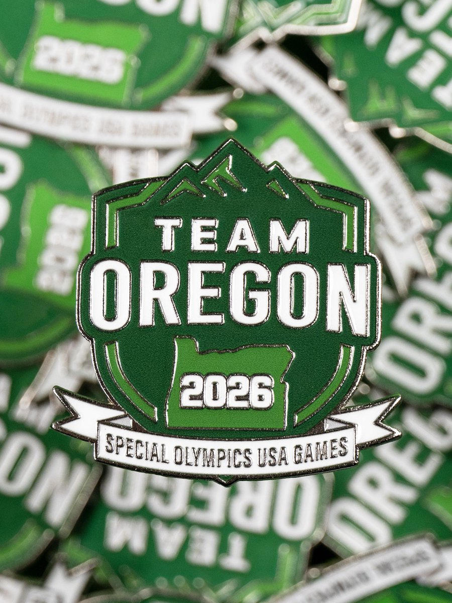 customcomet's tweet photo. We’re incredibly proud to have created a custom pin for the Special Olympics Oregon. @SOORstate 

It’s an honor to create something that represents such an impactful organization. 💚 https://t.co/naZm36hHMA