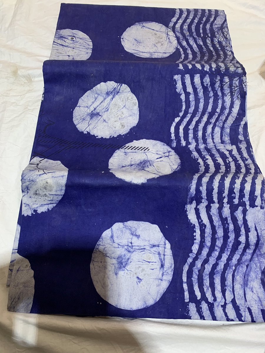 ADIRE TYE AND DYE COTTON #💯 PERCENT HAND MADE✅✅
#WHOLESALE PRICE✅✅ 13k

#RETAIL PRICE ✅✅12k

#FADED MATERIALS❌❌

#WORLDWIDE 🌍DELIVERY ✅✅

#WHATHSAP AND CALLING 
08039425039
#ADDRESS: MALL ITOKU ABK. OGUN STATE NIG 🇳🇬