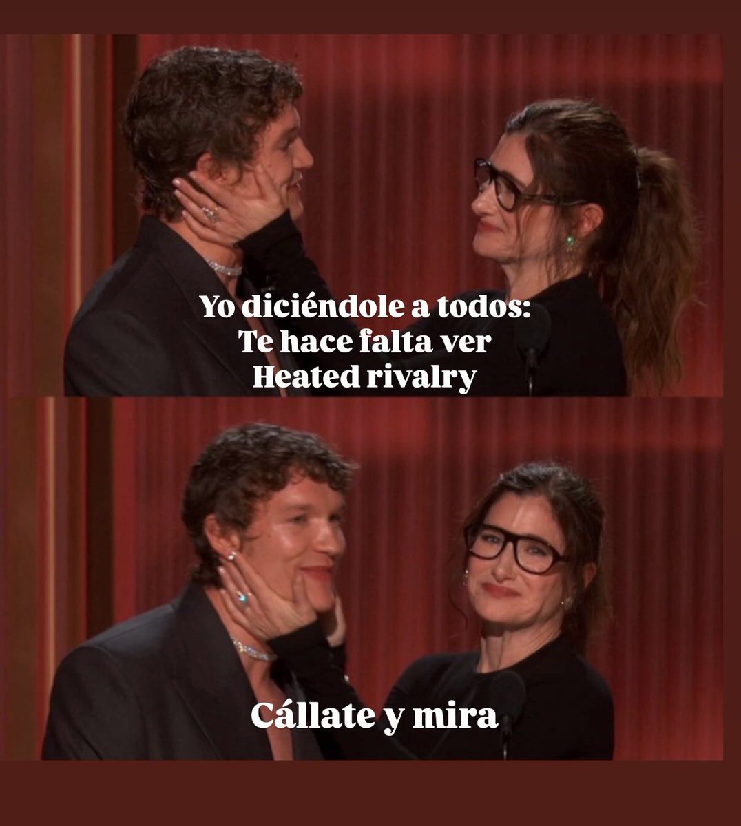 Yo predicando la palabra de #heatedrivalry escrita por #rachelreid y protagonizada por #ConnorStorrie y #HudsonWilliams