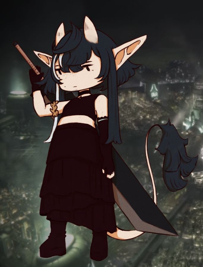 archivist_iva's tweet photo. chibi iva strife here to protect you https://t.co/pSAgIbjjUJ
