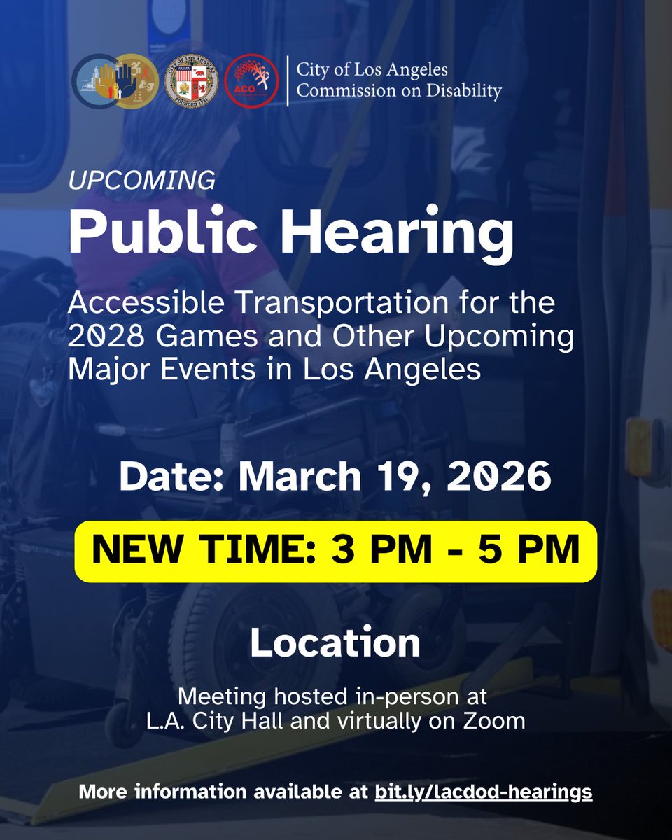 City of Los Angeles Department on Disability tweet media