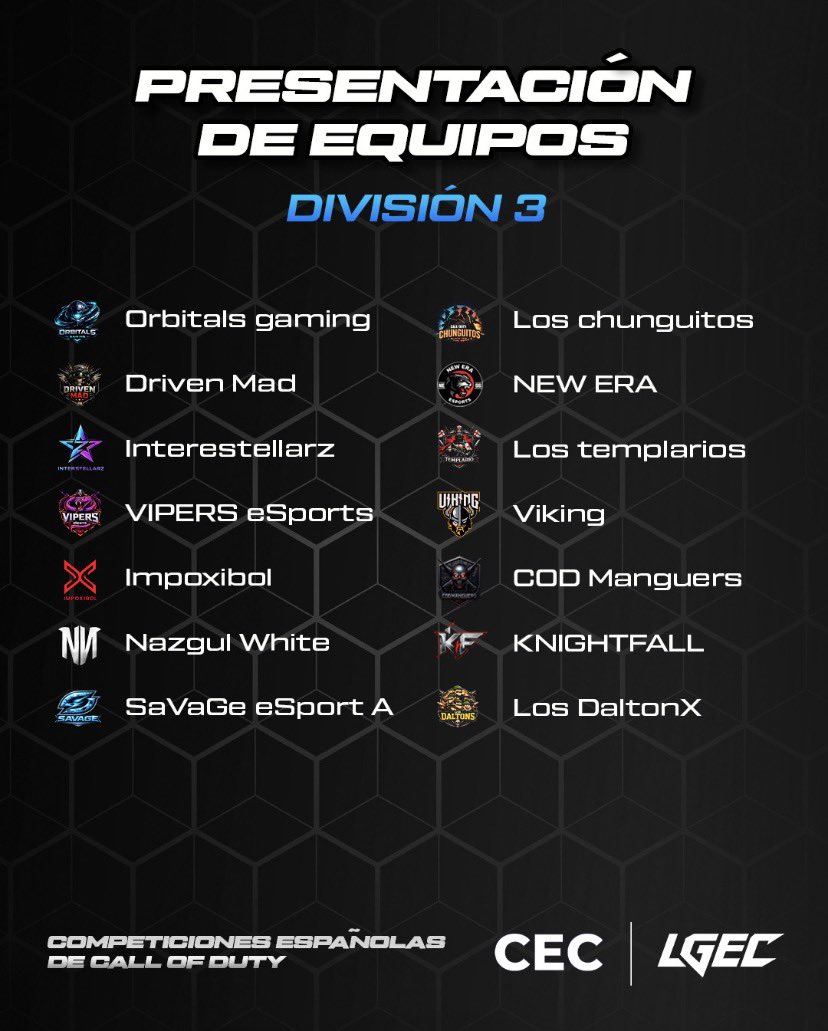 Competiciones Españolas de Call of Duty tweet media