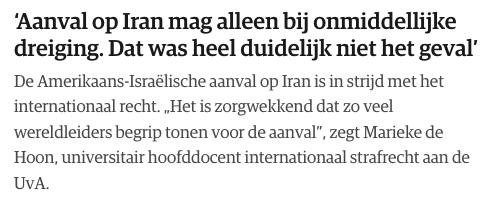 (eens, maar het is ooit anders geweest) 