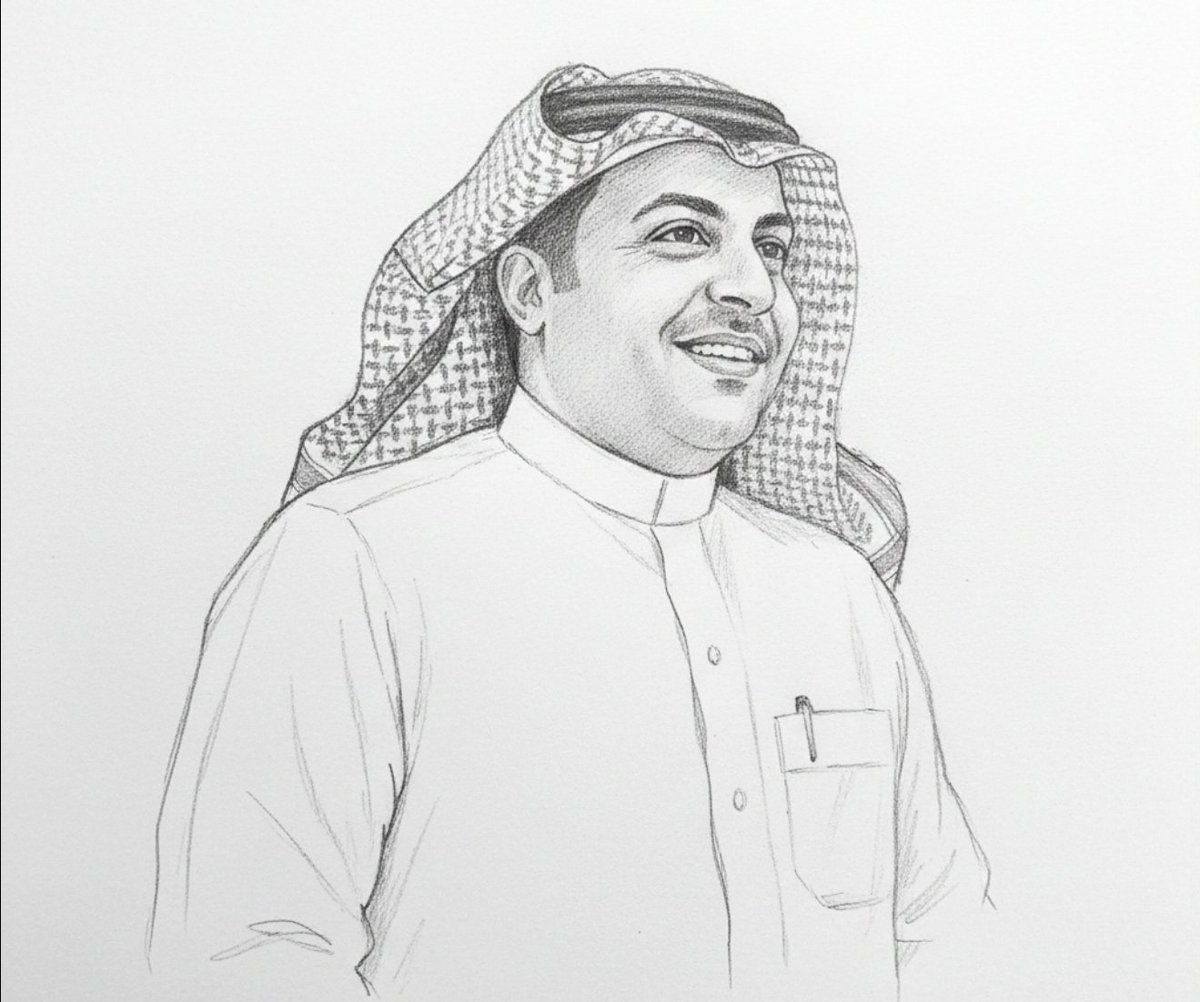 M20I3's tweet photo. @KAlmadeh 
تشرفت برسم لوحه فنيه الاستاذ خليل المادح
 يارب يشوفها وتنال اعجابه ويسوي رتويت، 
وان شاء الله يعطيني هديه بسيطه ويشجعني. https://t.co/1TfVKtroRq