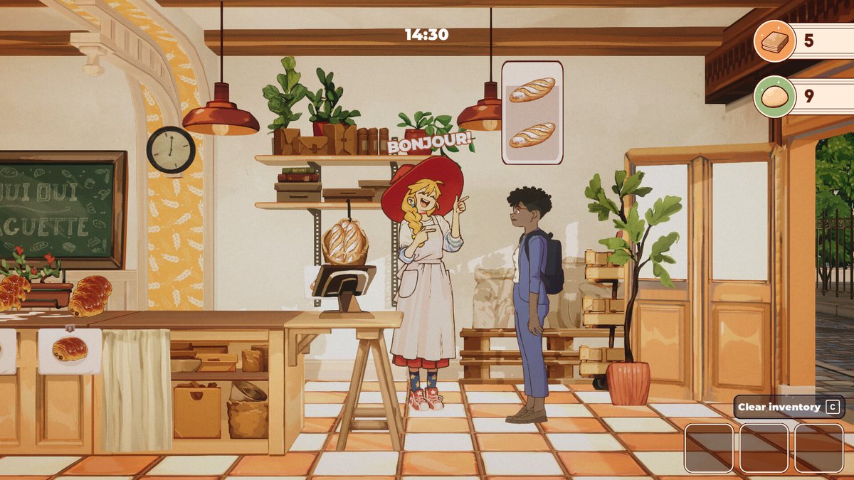 OfficialPhenexa's tweet photo. The 90s anime-inspired art in #TheWitchsBakery is SOO beautiful! You play as a witch-baker in Paris who's healing hearts through magic bread while managing your cozy shop. The way to someone's heart is definitely through their stomach @silverliningint 🥰 Vid here 👇 https://t.co/bWsGJrsOKR