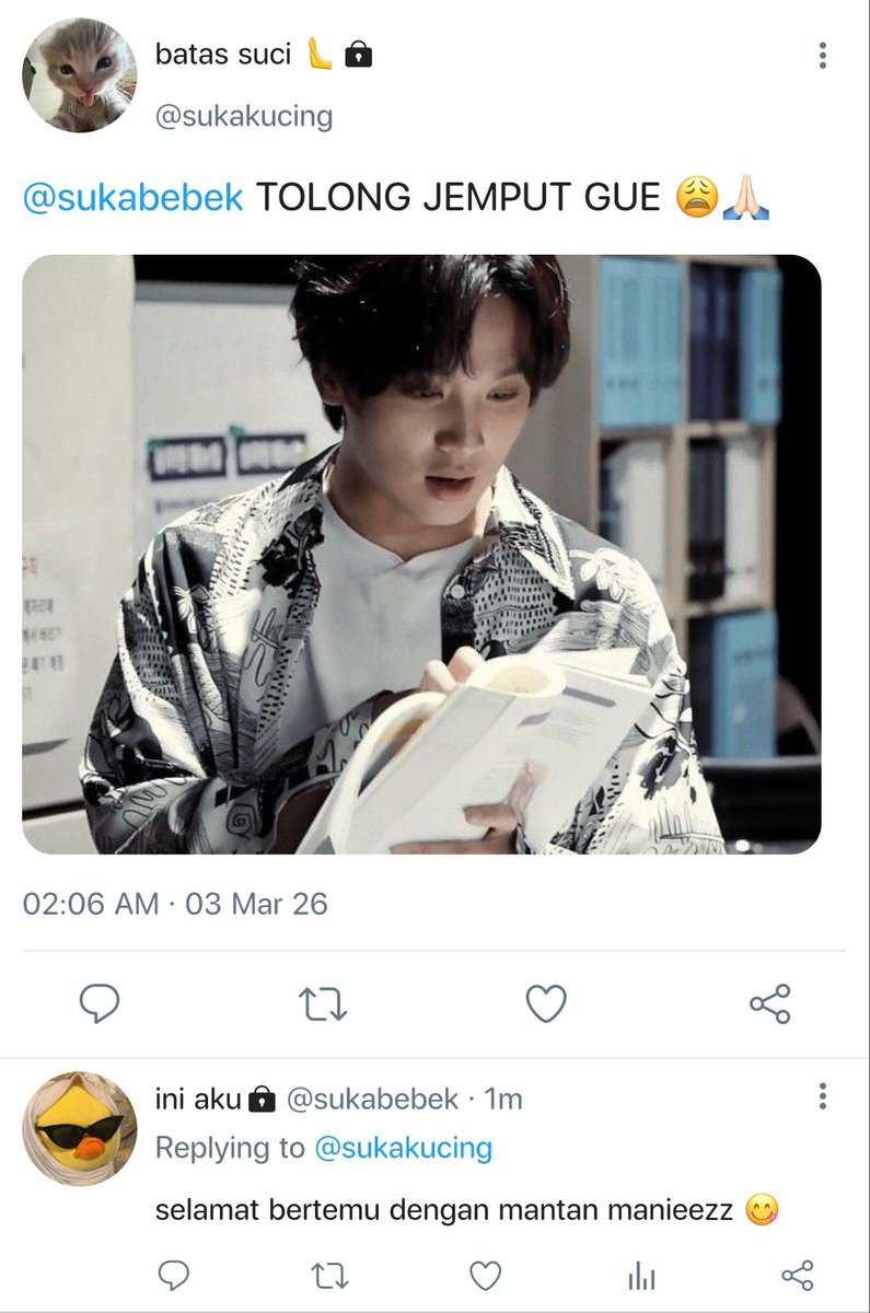 uci_mhrni's tweet photo. mantan kandung

a lee haechan few tweets au https://t.co/1ReNFJdjj9
