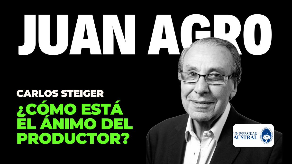 En este nuevo episodio de Juan Agro analizamos el momento que atraviesa el campo argentino: expectativas, inversiones y financiamiento en un contexto que combina desafíos y oportunidades 🌾📈
bit.ly/4l79Qyr

#JuanAgro #Agroads #AgroArgentina #CampoArgentino
