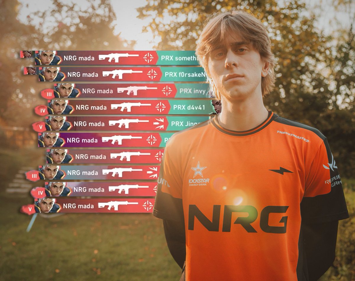 My prounouns are he. Just he, because we'll never be HIM

WE'RE TIED UP 1-1 VS PRX