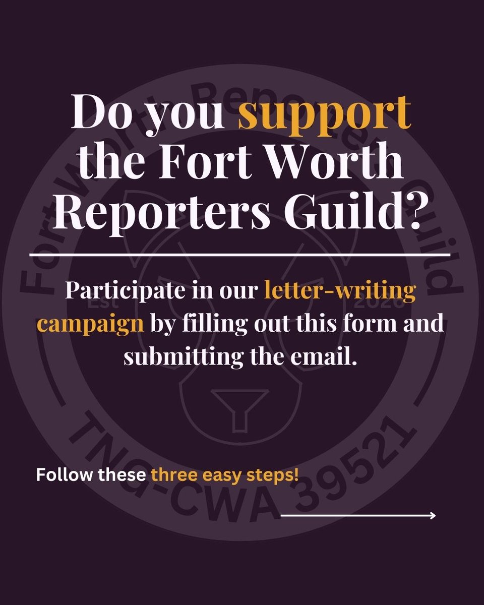 Fort Worth Reporters Guild tweet media