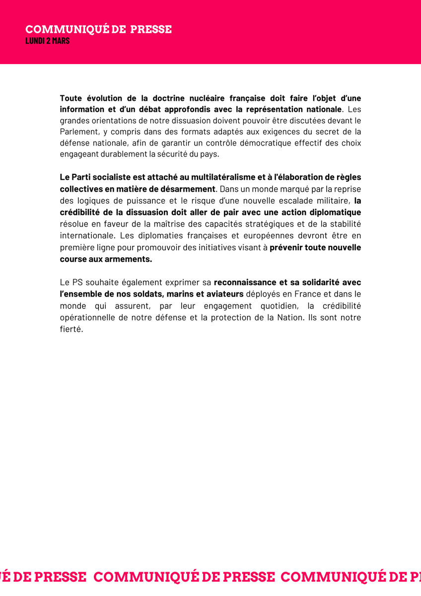 Parti socialiste tweet media