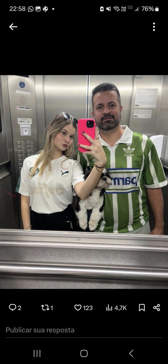 BetoSep78's tweet photo. 19 anos hoje do amor da minha vida, minha princesa. 
Uma menina maravilhosa,  minha melhor versão disparada.
Te amo filhota,  feliz aniversário 💚💚💚💚💚💚 https://t.co/P2dJ3B8mpN