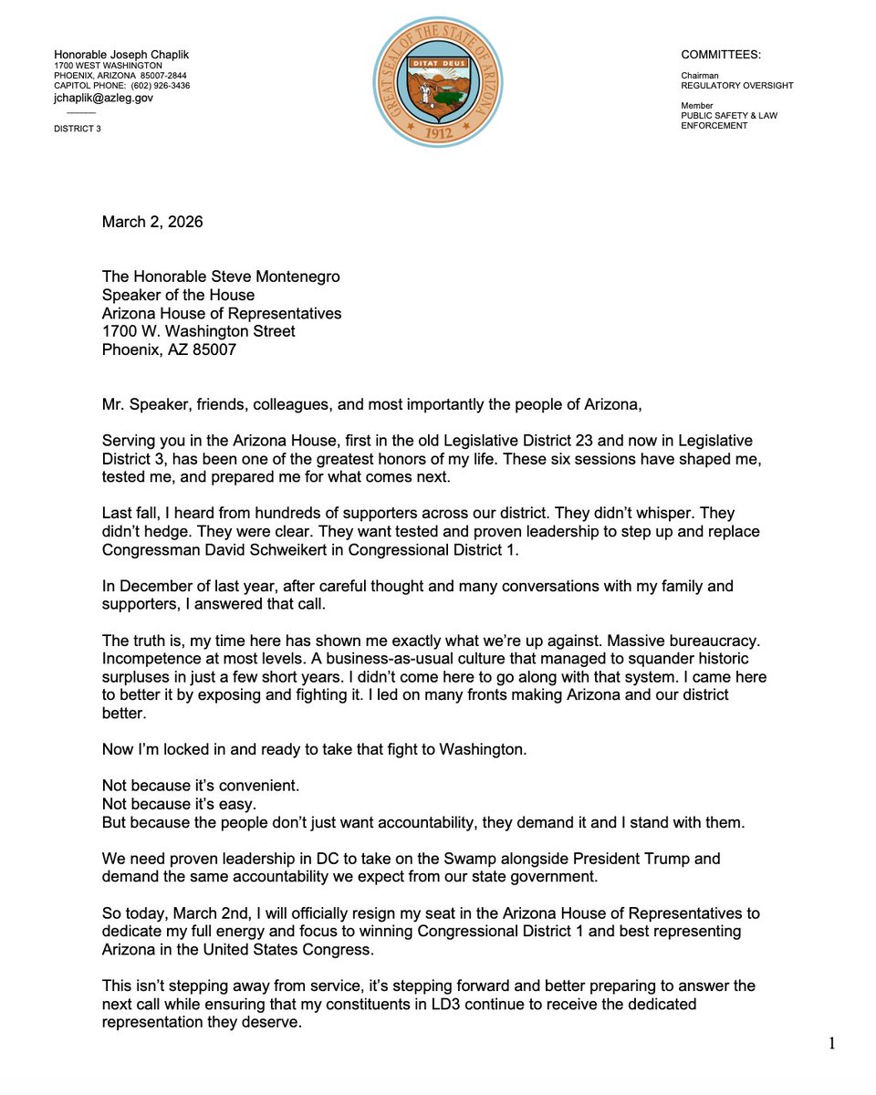 Rep. Joseph Chaplik 🇺🇸 tweet media