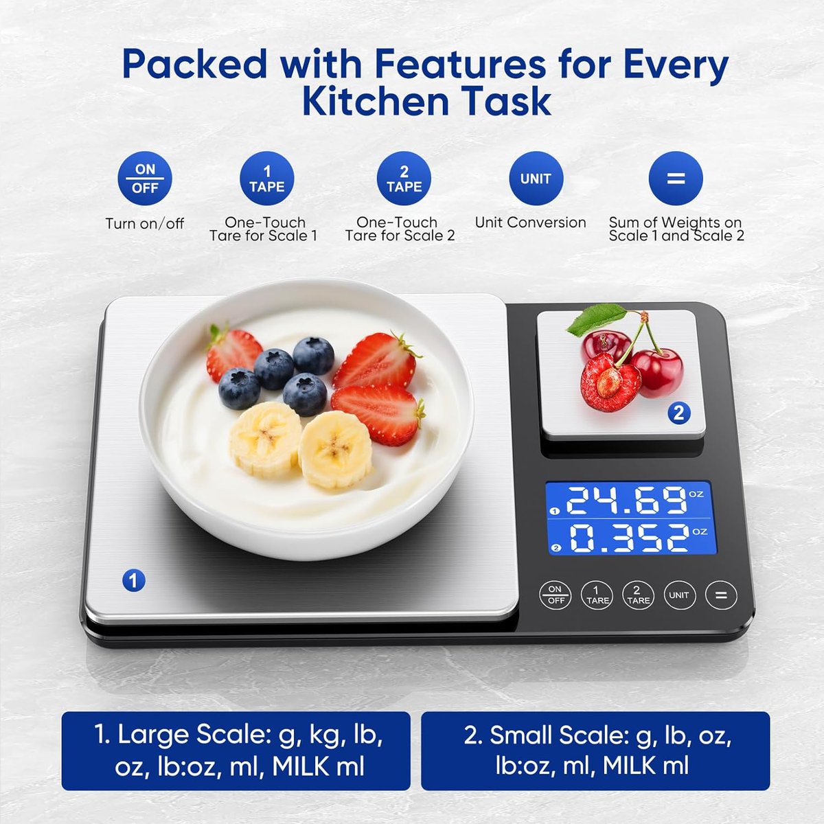 luvligems's tweet image. 30% Off Dual Platform Kitchen Scale (15kg/33lb)

• Now: $24.49 (Reg. $34.99)
• Code: M3JWMBF4 – apply at checkout
• Expires: Mar 9, while supplies last

Shop Amazon: amzn.to/4aMrl3v

#AmazonDeals #KitchenTools