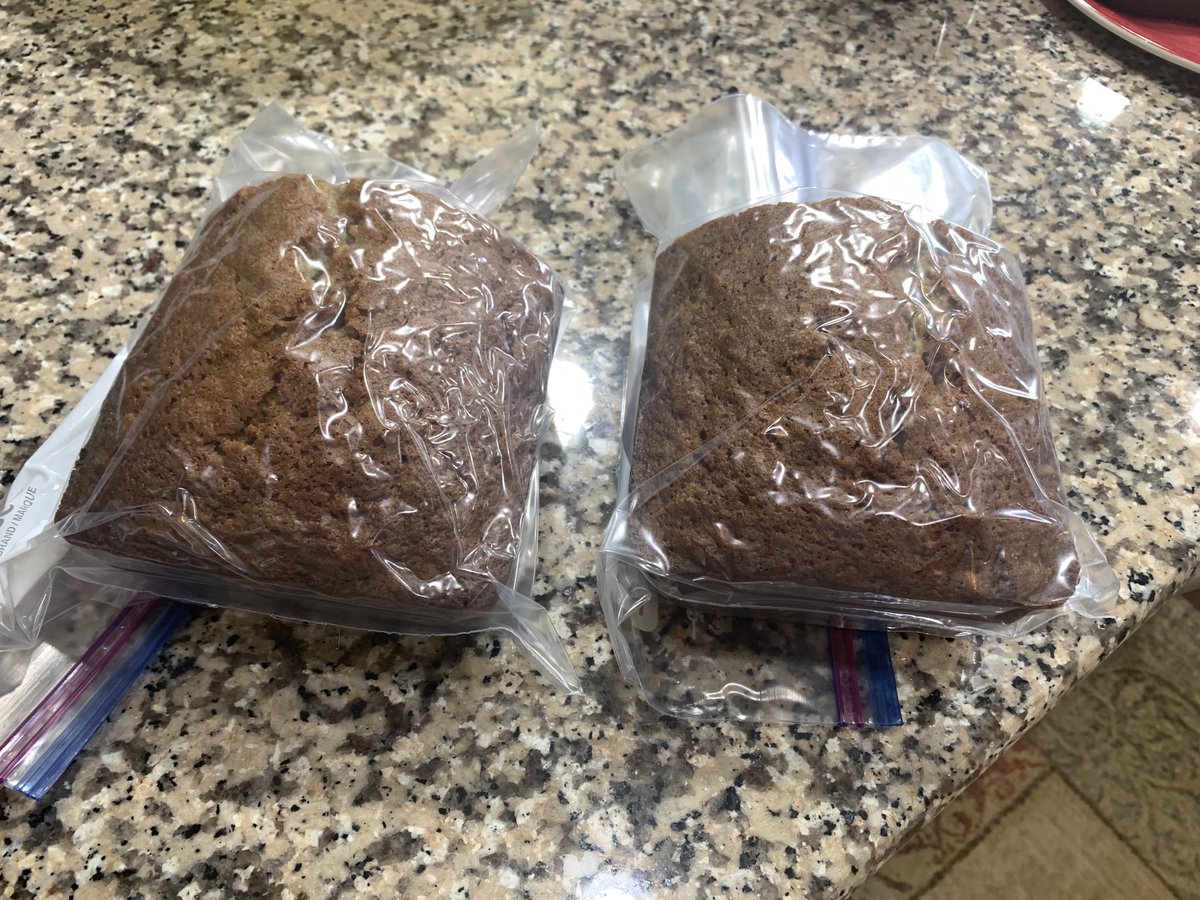 Birthday Banana Bread for our wonderful neighbors. They have birthdays this week one day apart.