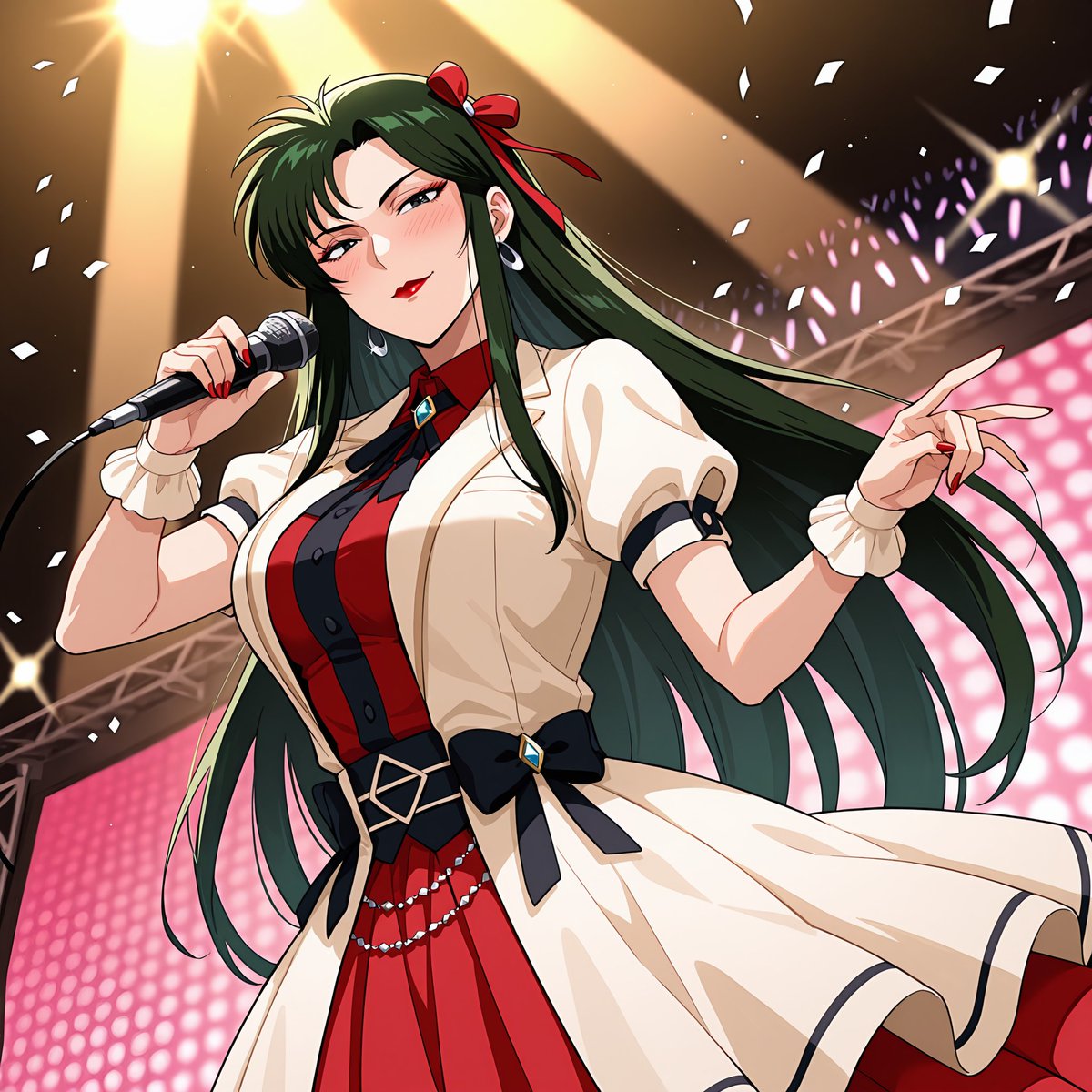 シーマ様制作中にお題が「アイドル」で困惑。キレ気味から徐々に