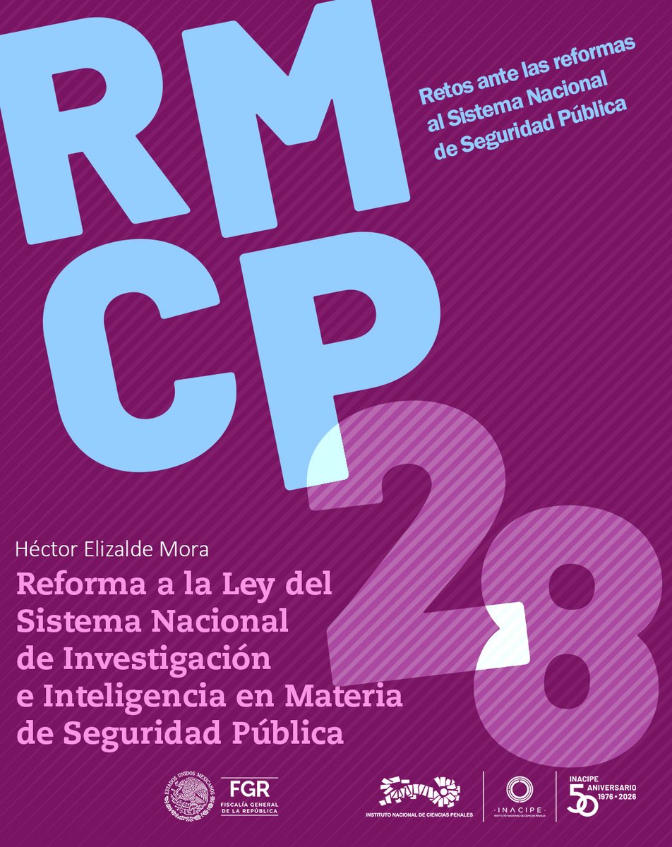 RMCP_INACIPE's tweet photo. ¿En qué consiste la reforma a la Ley del Sistema Nacional de Investigación e Inteligencia en Materia de Seguridad Pública? 🤔 El artículo de Héctor Elizalde Mora presenta un análisis detallado de su contenido. 📘 Lee el artículo completo aquí  👉: https://t.co/xDonlvsG0Q https://t.co/wuT3Hbc3f3