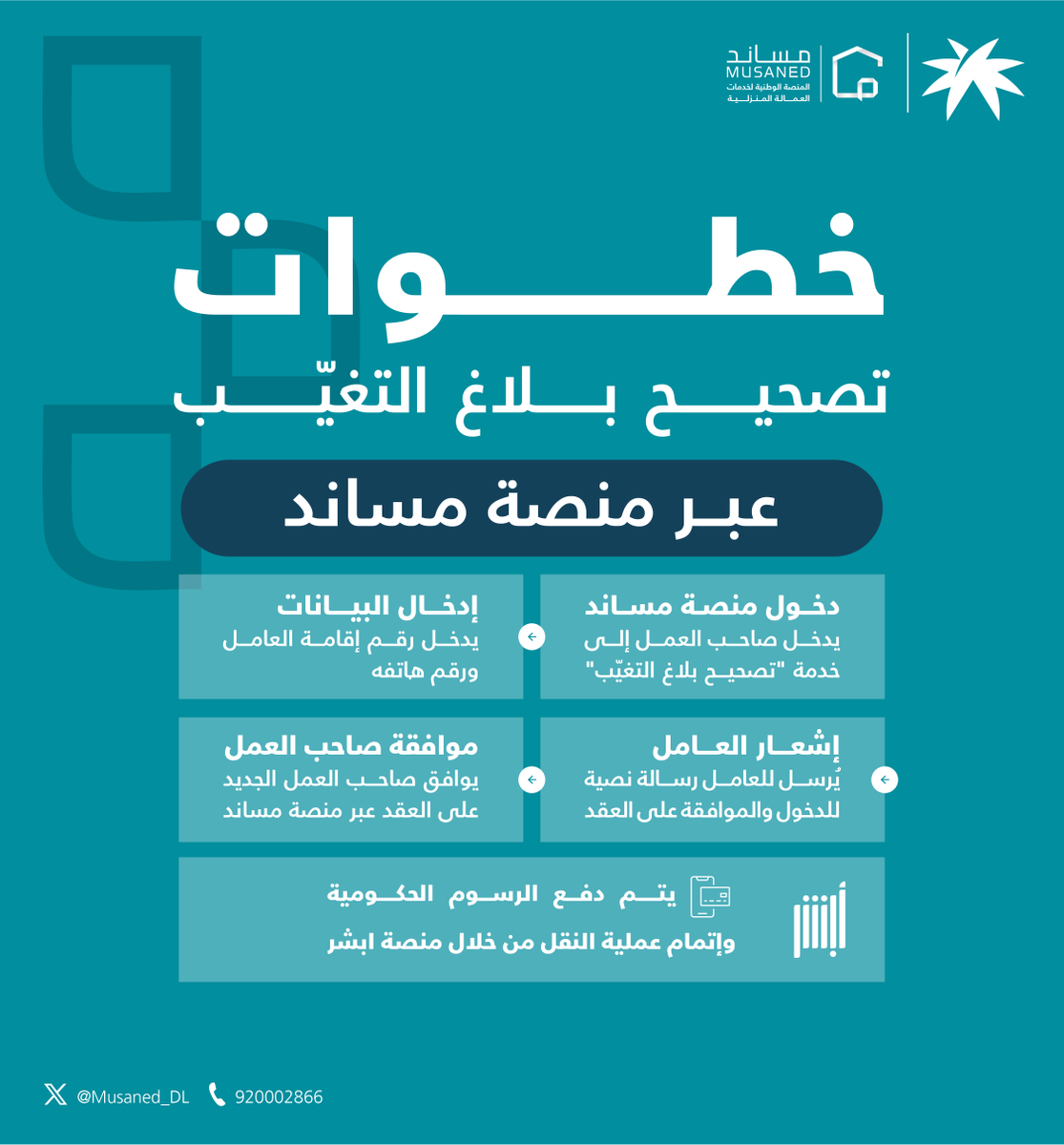 مساند | Musaned tweet media