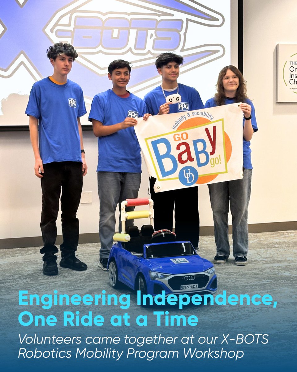 LuskinOIC's tweet image. Our X-BOTS Robotics Mobility Program Workshop, presented by PPG, brought volunteers together for a hands-on day of purpose. 

#LuskinOIC #XBOTS #MobilityMatters #CerebralPalsy #AdaptiveInnovation #CommunityImpact