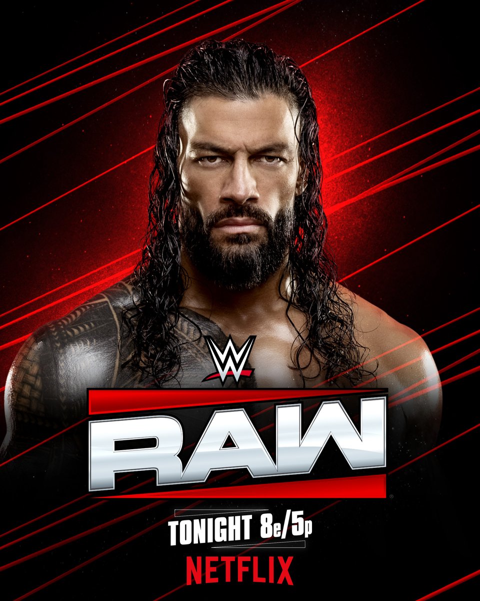 Tell a friend to tell a friend. 

<a href="/WWERomanReigns/">Roman Reigns</a> returns to #WWERaw TONIGHT in Indianapolis! ☝️

📺 8 ET/5 PT on <a href="/netflix/">Netflix</a>