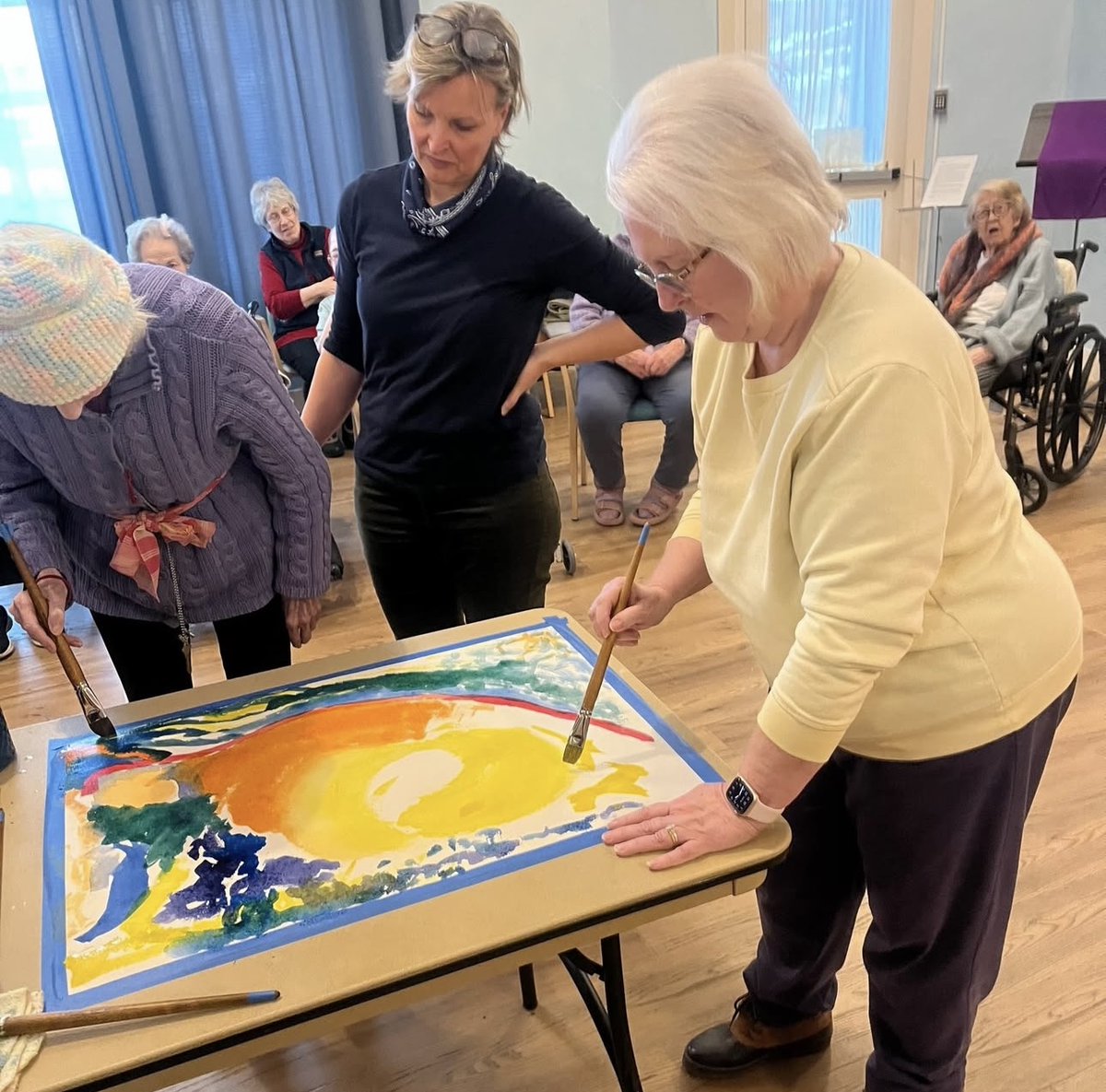 CHFoundationNA's tweet image. We love seeing our communities gather. Recently, the Camphill Ghent community came together to create a beautiful piece of community artwork, an afternoon filled with creativity, togetherness, and reflection.

#CamphillCommunity #CommunityArt #SharedCreativity